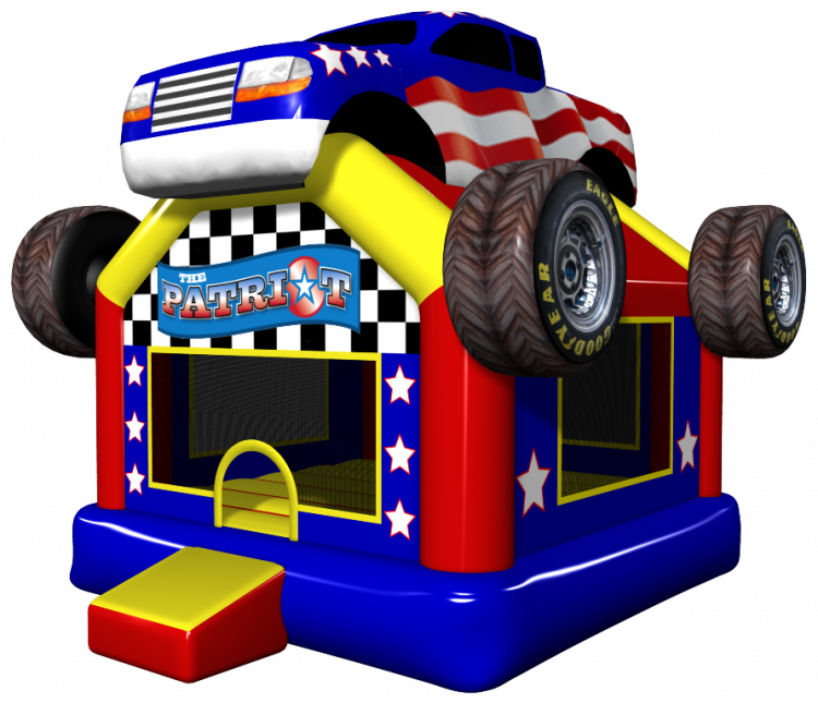 Monster Truck Art Panel for Inflatable Bounce Houses – Big Top Inflatables
