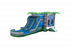 4-N-1 (WET) Tropical Combo w/Dual Waterslide