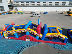 36ft Blue Crab Obstacle Course